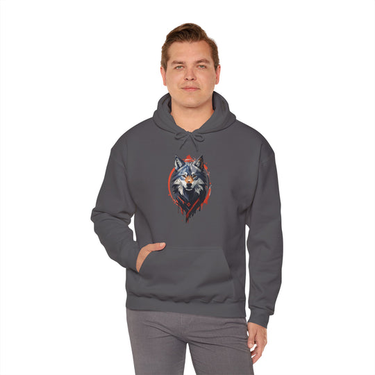 Alpha Wolf Crest Hoodie - Wilderness Royalty