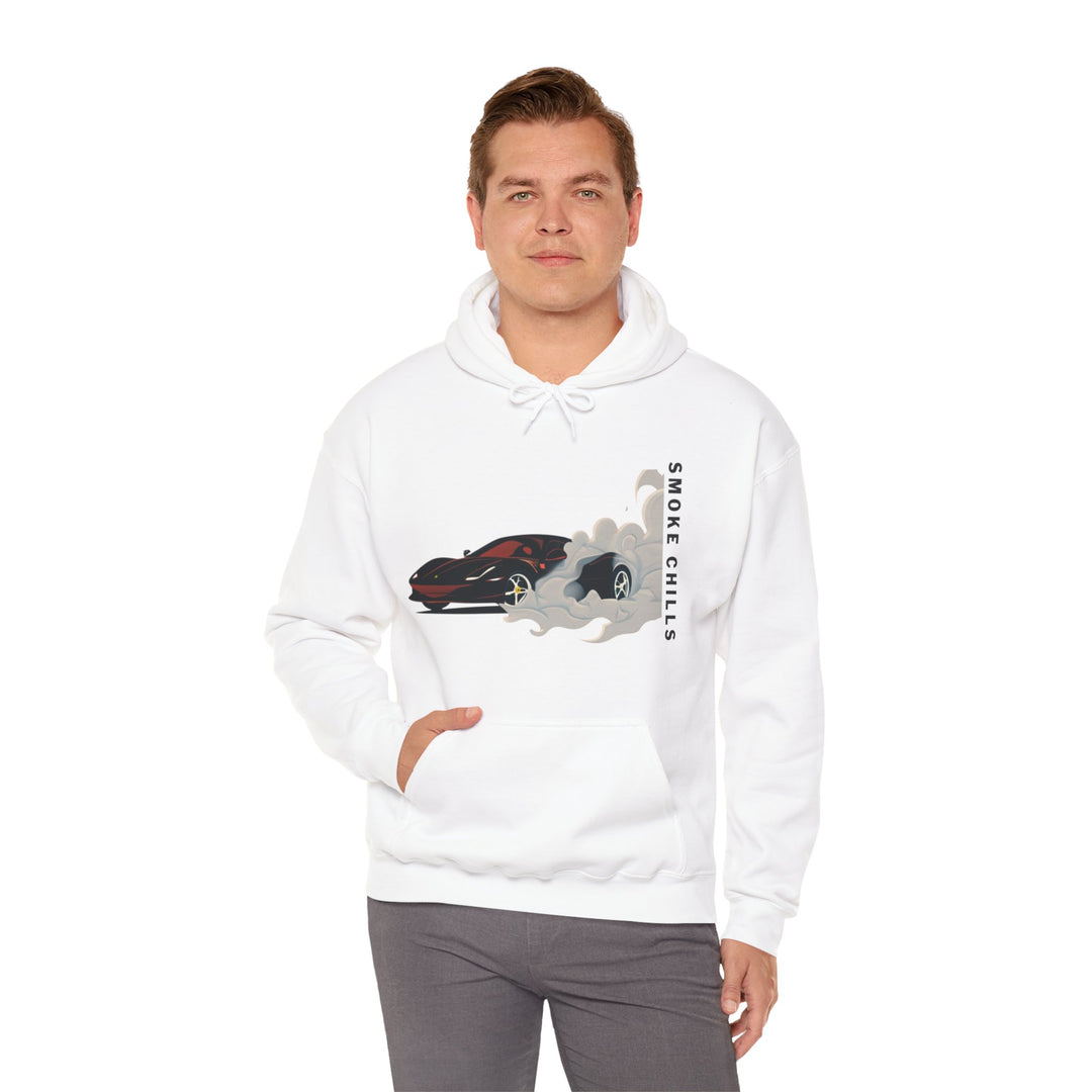 Smoke Chills Sports Car Hoodie - Modern Car Edition