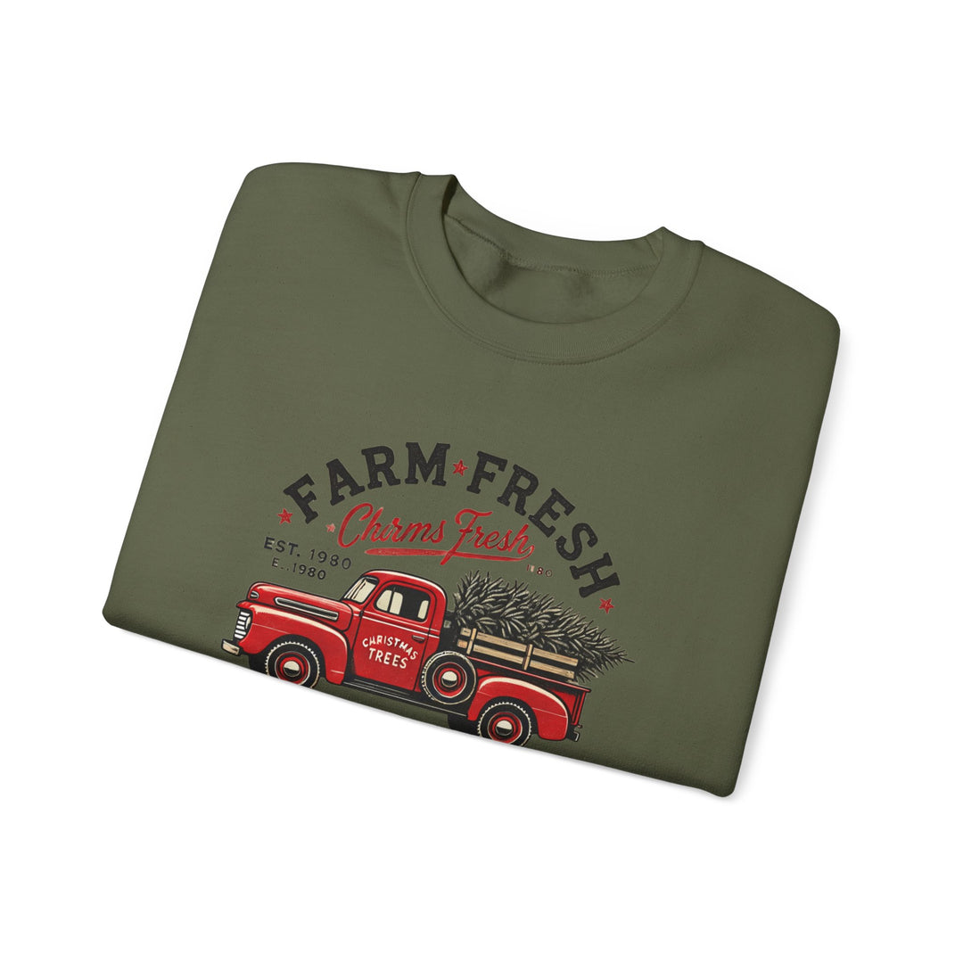 Farm Fresh - Rustic Holiday Sweatshirt