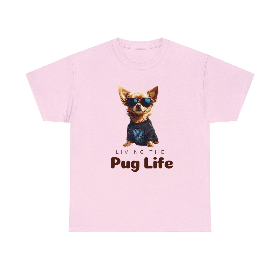 Pug Attitude T-shirt - Living The Pug Life