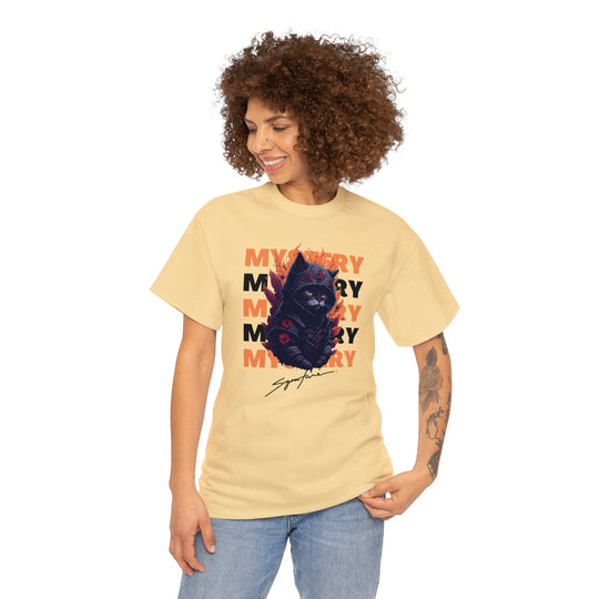 Cat Knight Armor Mystery Cat T-Shirt