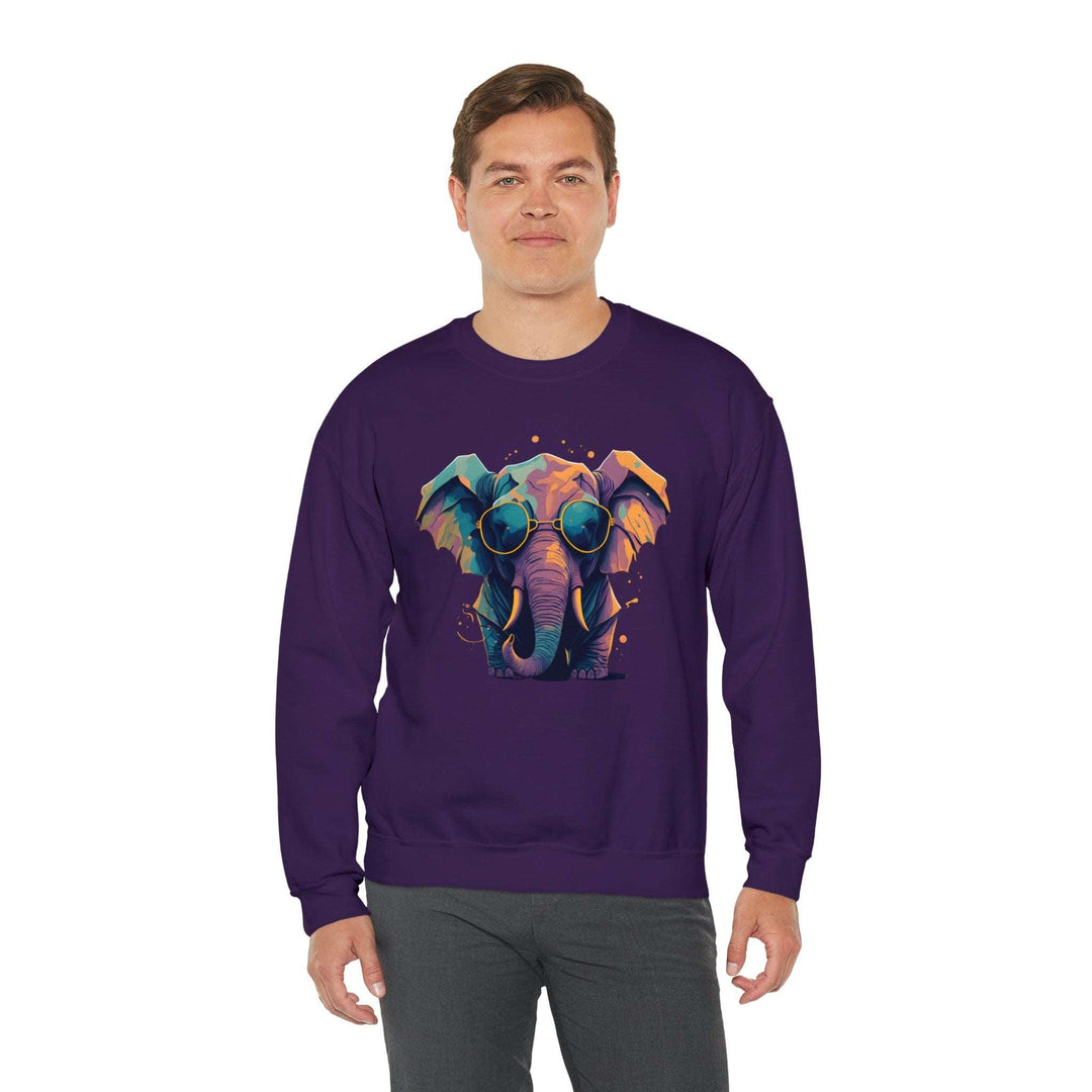 Cool Elephant Crewneck Sweatshirt