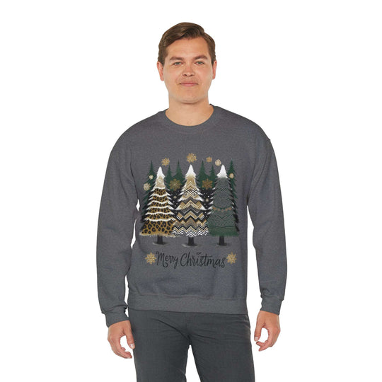 Designed Christmas Trees Unisex Sweatshirt