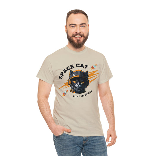 Space Cat Astronaut T-Shirt - Lost In Space