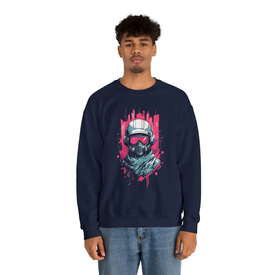 Gas Mask Astronaut Unisex Sweatshirt - Wave Fusions