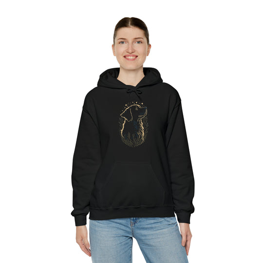 Dog Unisex Heavy Blend™ Hooded Sweatshirt - Wave Fusions