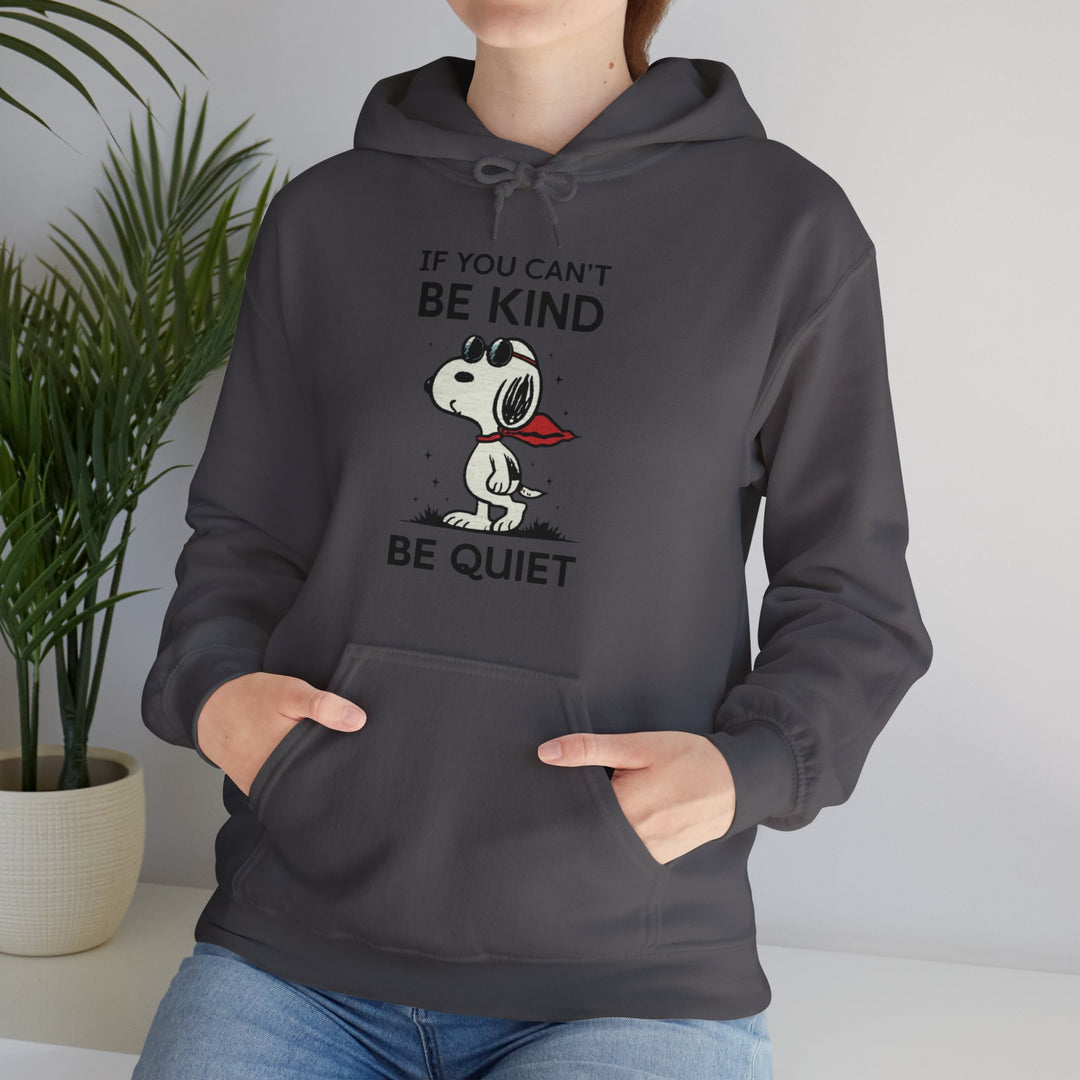 Silent Wisdom Dog Hoodie - If You Can't Be Kind Be Quiet