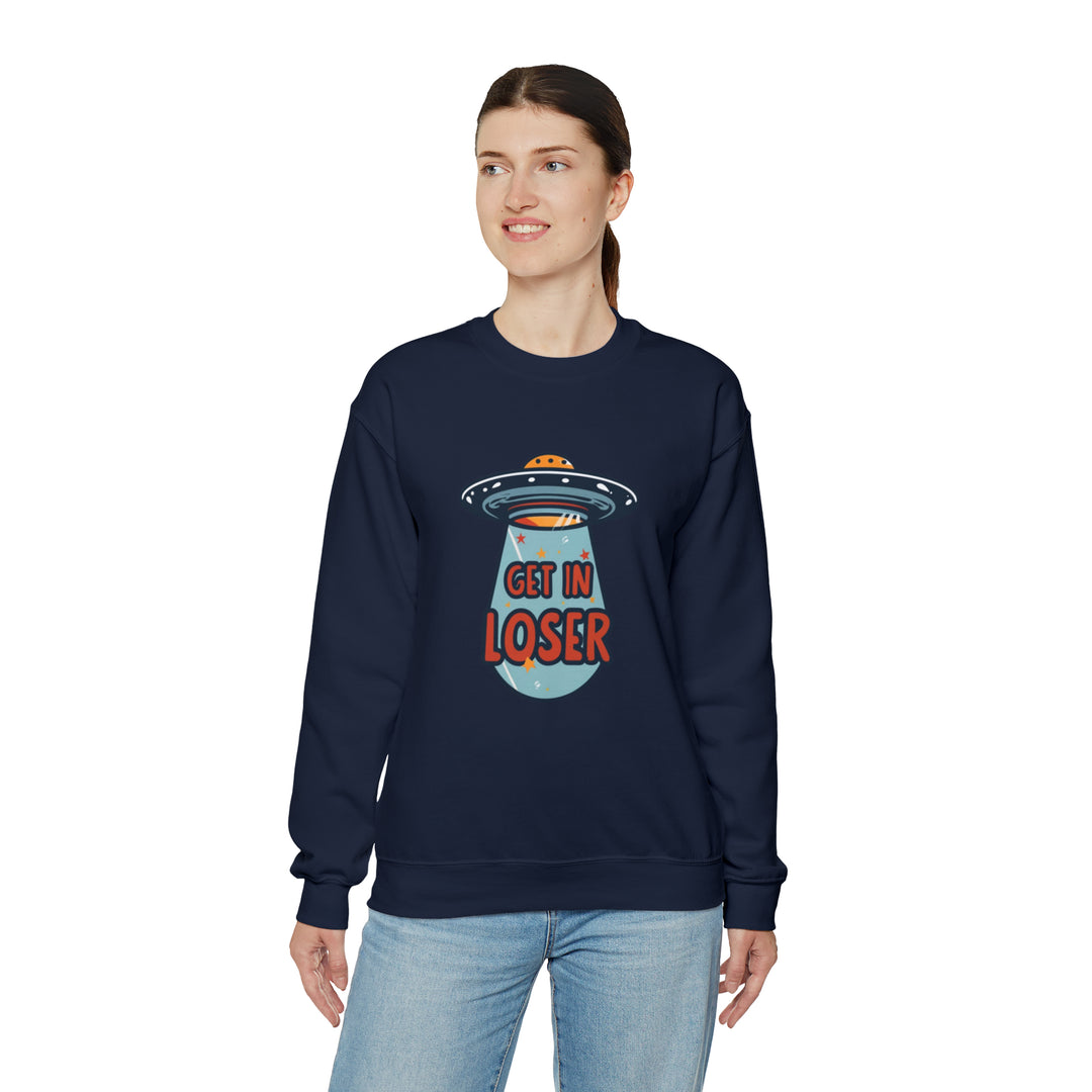 Get In Loser Unisex Heavy Blend™ Crewneck Sweatshirt - Wave Fusions