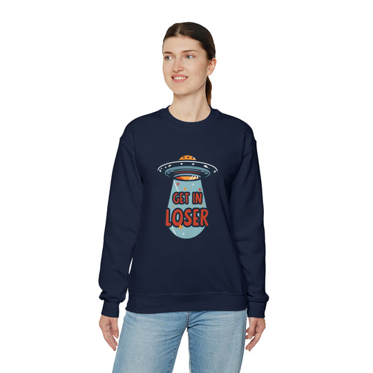 Get In Loser Unisex Heavy Blend™ Crewneck Sweatshirt - Wave Fusions