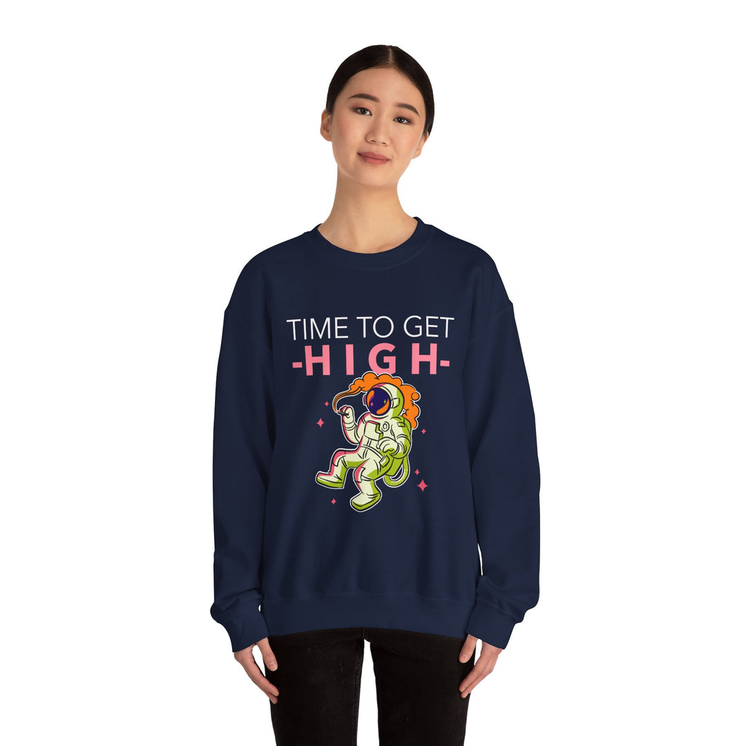 Time To Get High Unisex Sweatshirt - Wave Fusions