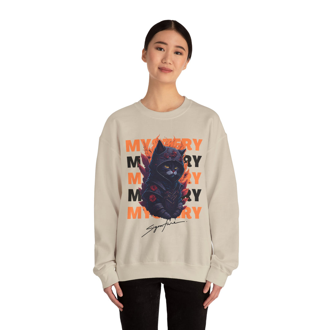 Cat Knight Armor Mystery Cat Sweatshirt