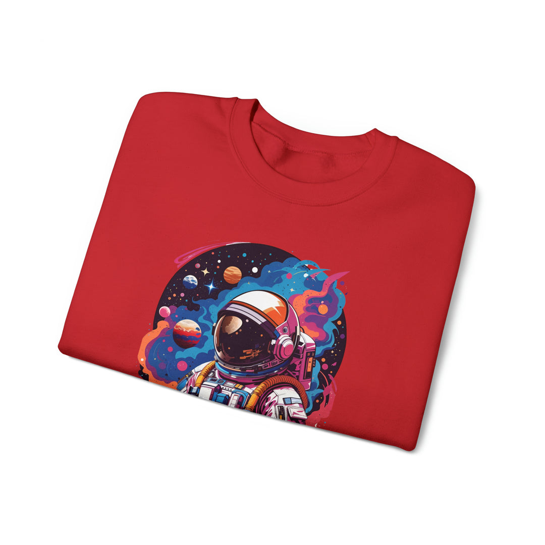 Cosmic Voyager Astronaut Unisex Sweatshirt - Wave Fusions