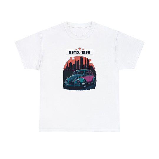 ESTD 1938 Vintage Beetle T-Shirt - Vintage City Fashion