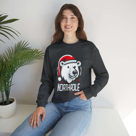 North Pole Bear Christmas Unisex Sweatshirt