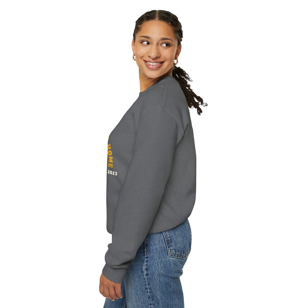 Explore more or Stay Home Sweatshirt - Adventure Awaits