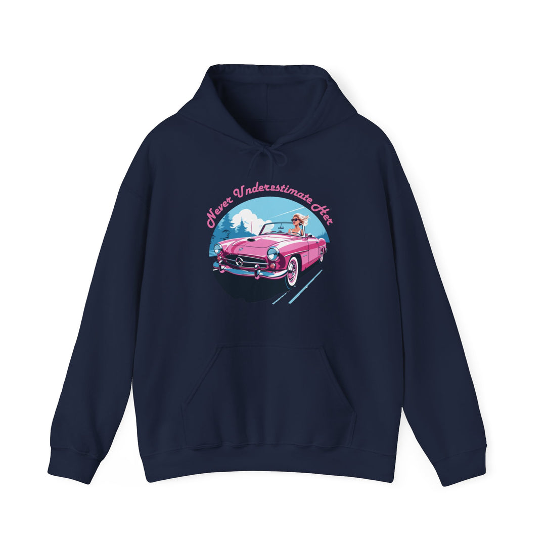 Underestimate Her Not Convertible Hoodie  - Power and Grace Design