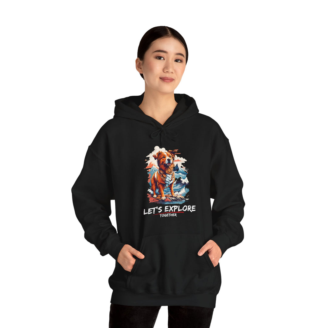 Lets Explore Together Adventure Buddy Hoodie