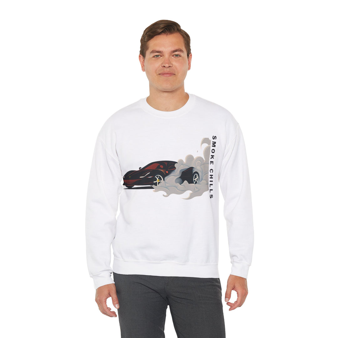 Smoke Chills Sports Car Sweatshirt - Modern Car Edition