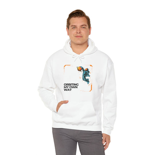 Orbiting My Own Way Unisex Hoodie - Wave Fusions