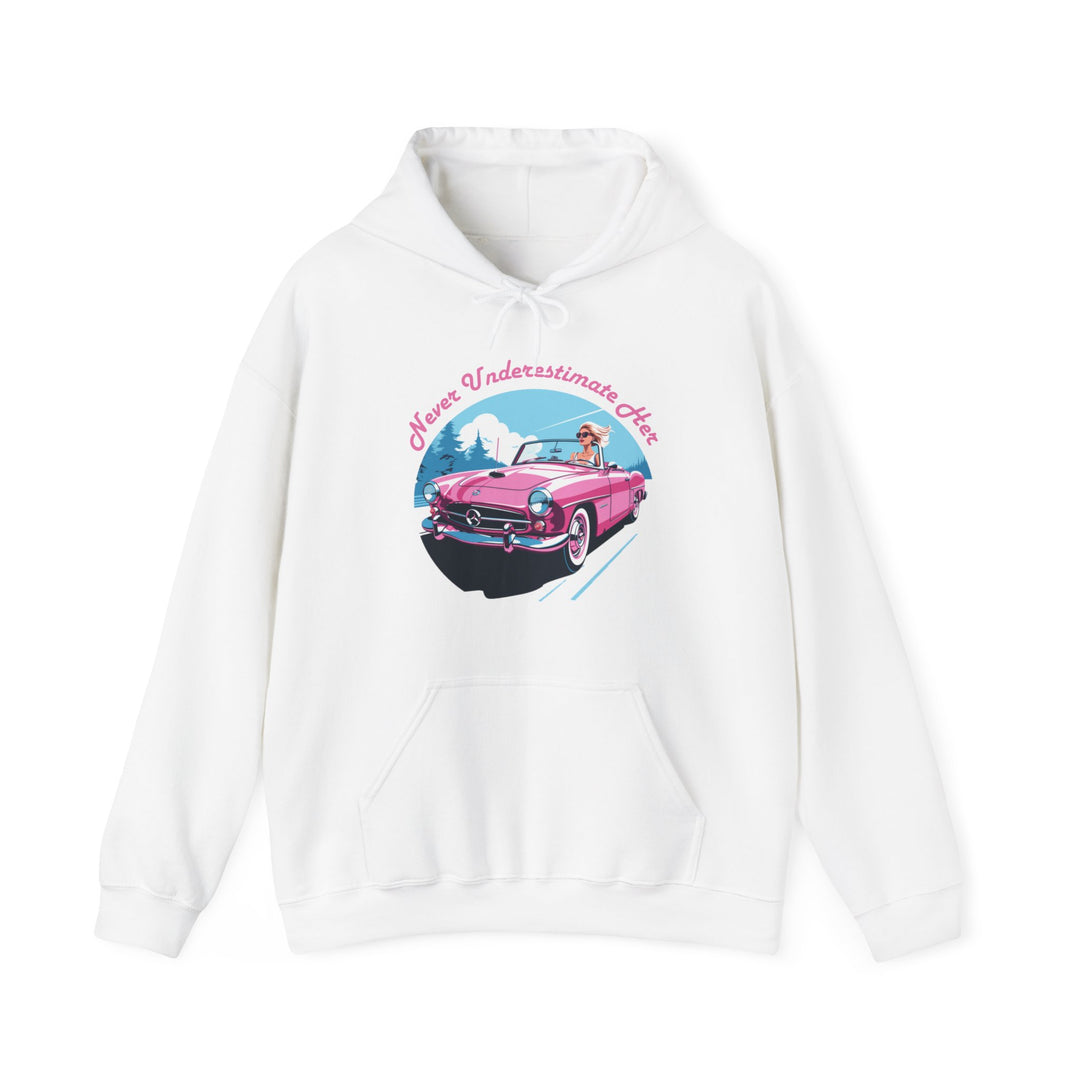 Underestimate Her Not Convertible Hoodie  - Power and Grace Design