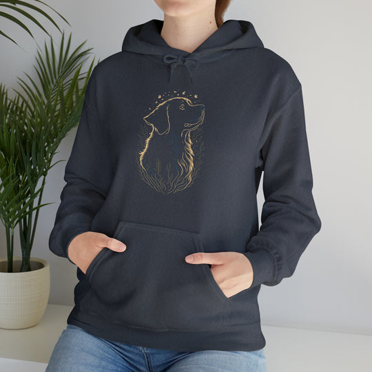 Dog Unisex Heavy Blend™ Hooded Sweatshirt - Wave Fusions