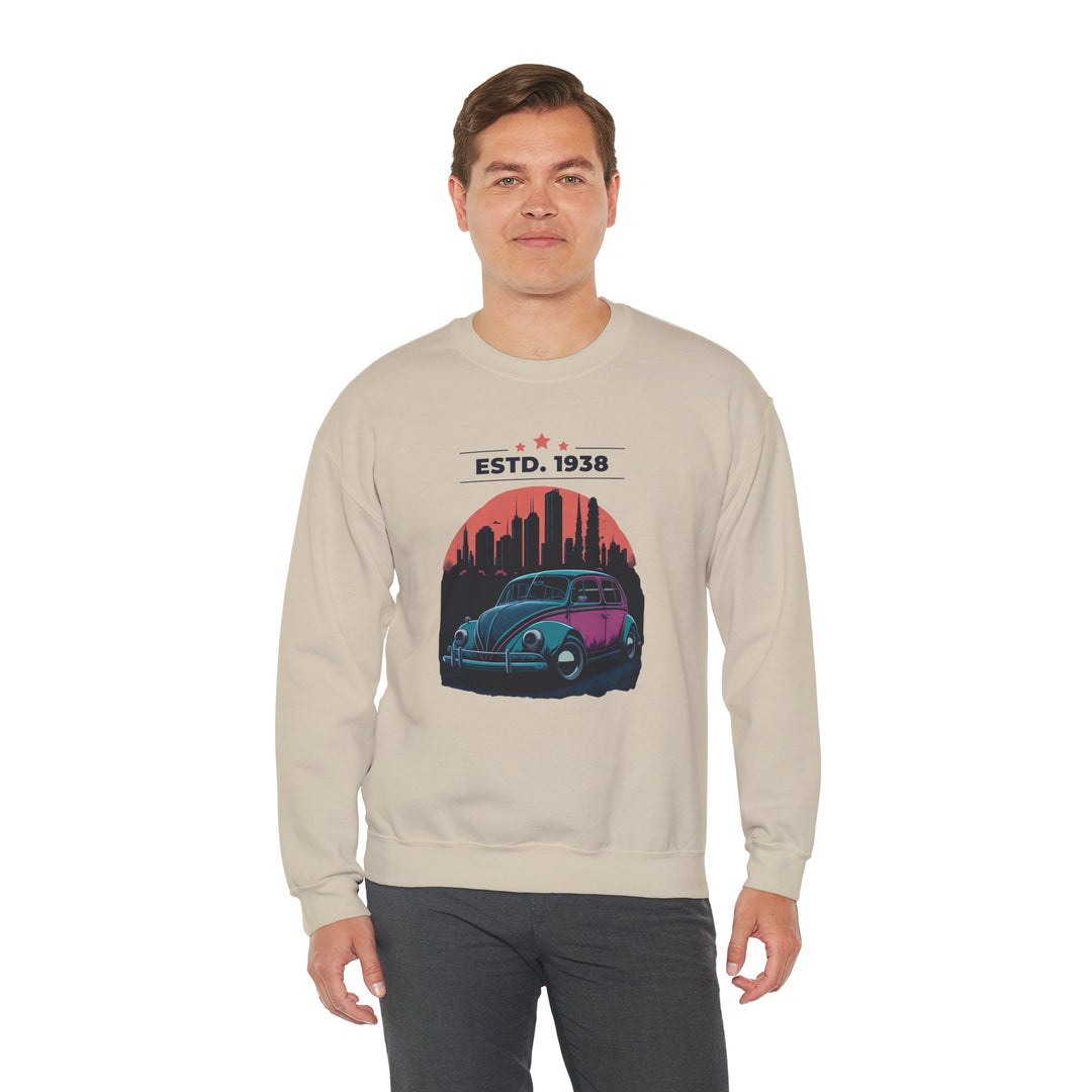 ESTD 1938 Vintage Beetle Sweatshirt - Vintage City Fashion