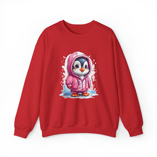 Penguin Unisex Heavy Blend™ Crewneck Sweatshirt - Wave Fusions