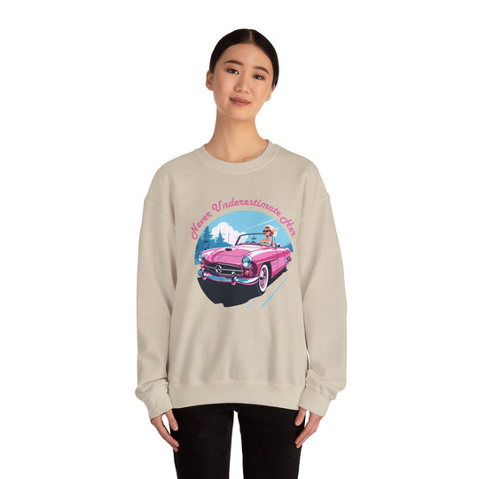 Underestimate Her Not Convertible Sweatshirt - Power and Grace Design