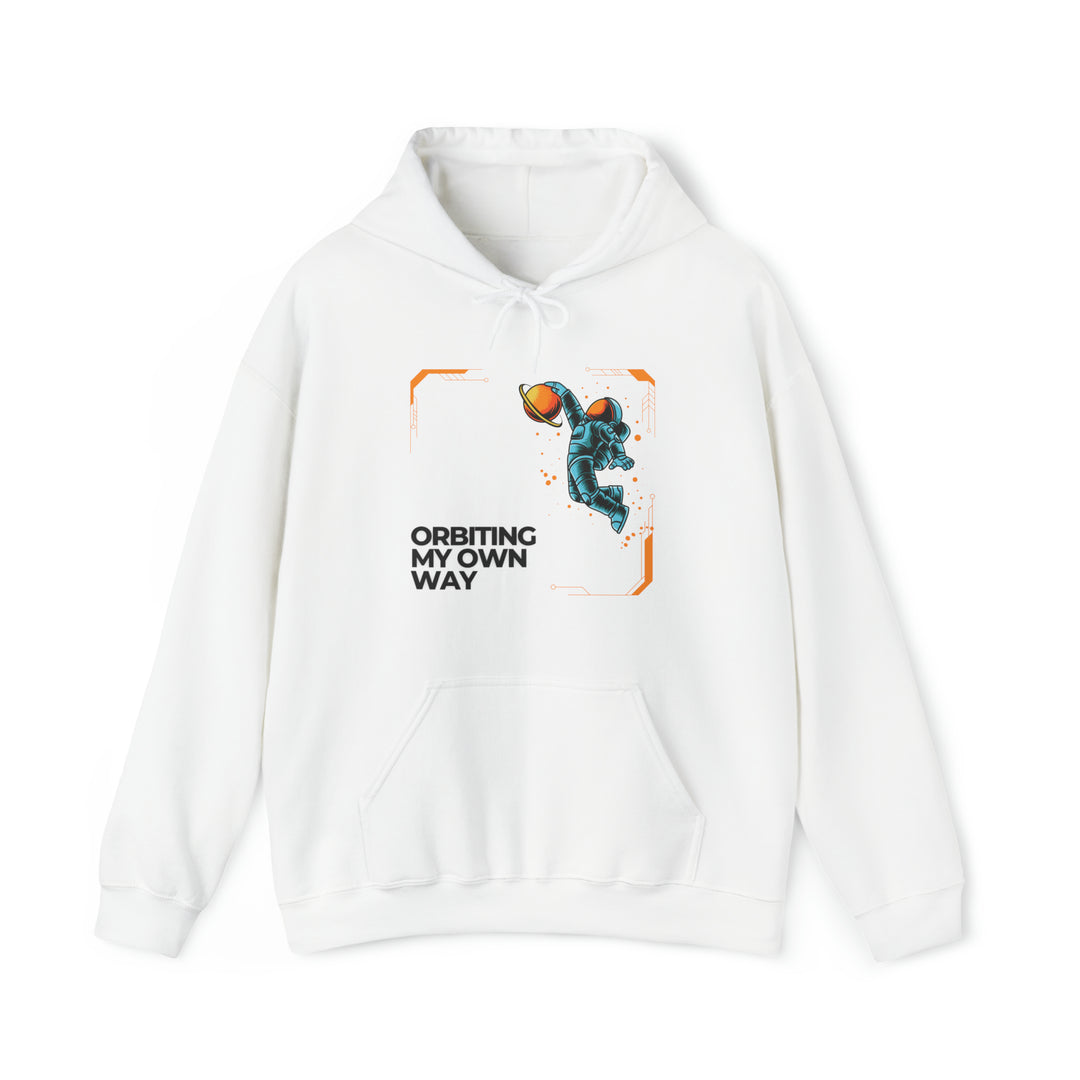 Orbiting My Own Way Unisex Hoodie - Wave Fusions