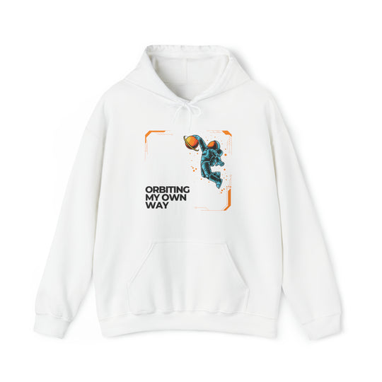 Orbiting My Own Way Unisex Hoodie - Wave Fusions