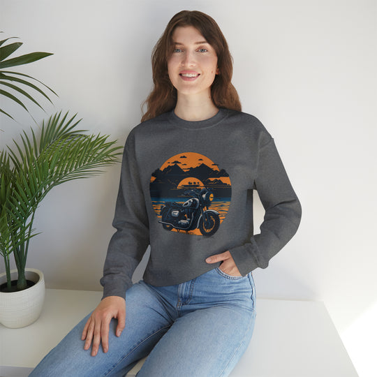 Vintage Bike Unisex Heavy Blend™ Crewneck Sweatshirt