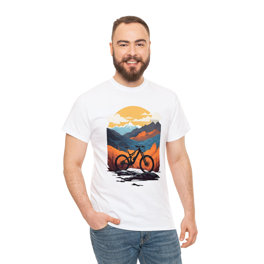 Mountain Bike Unisex T Shirt - Wave Fusions