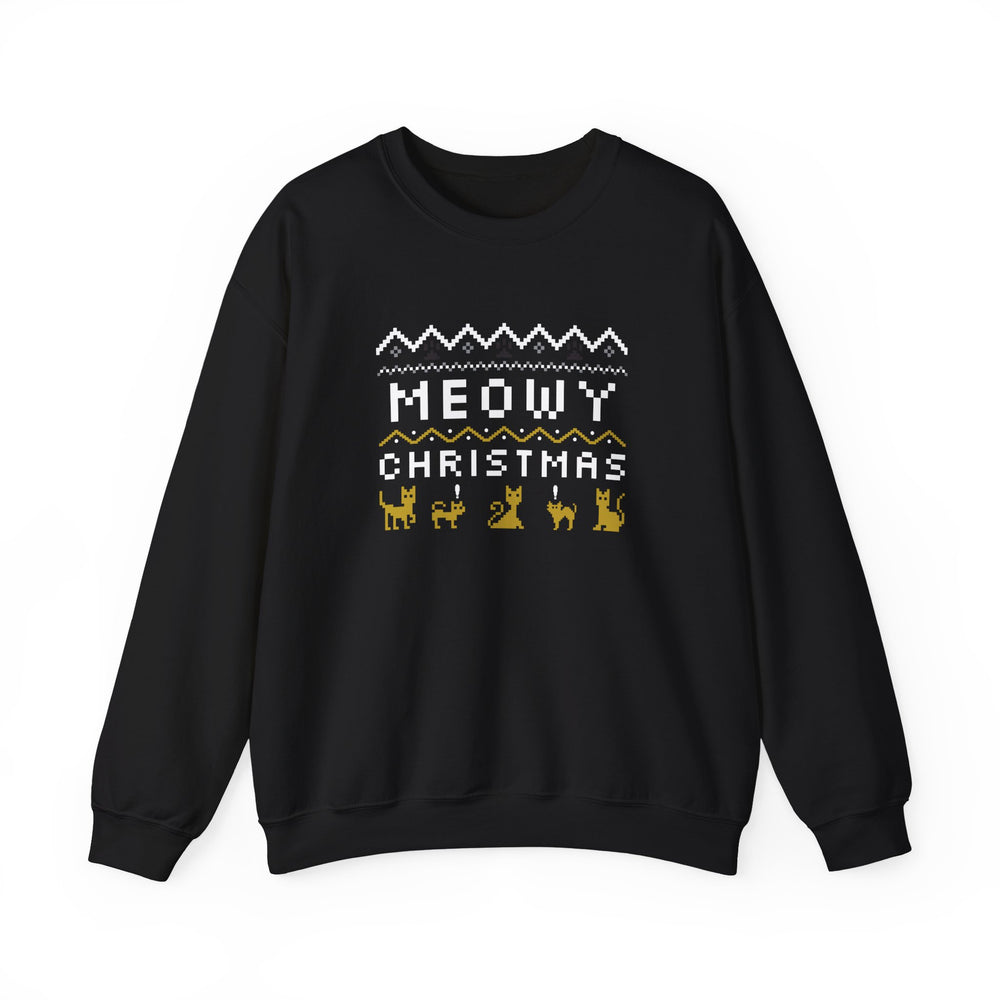 Meowy Christmas Cozy Cat Crewneck