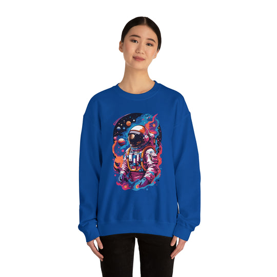 Cosmic Voyager Astronaut Unisex Sweatshirt - Wave Fusions