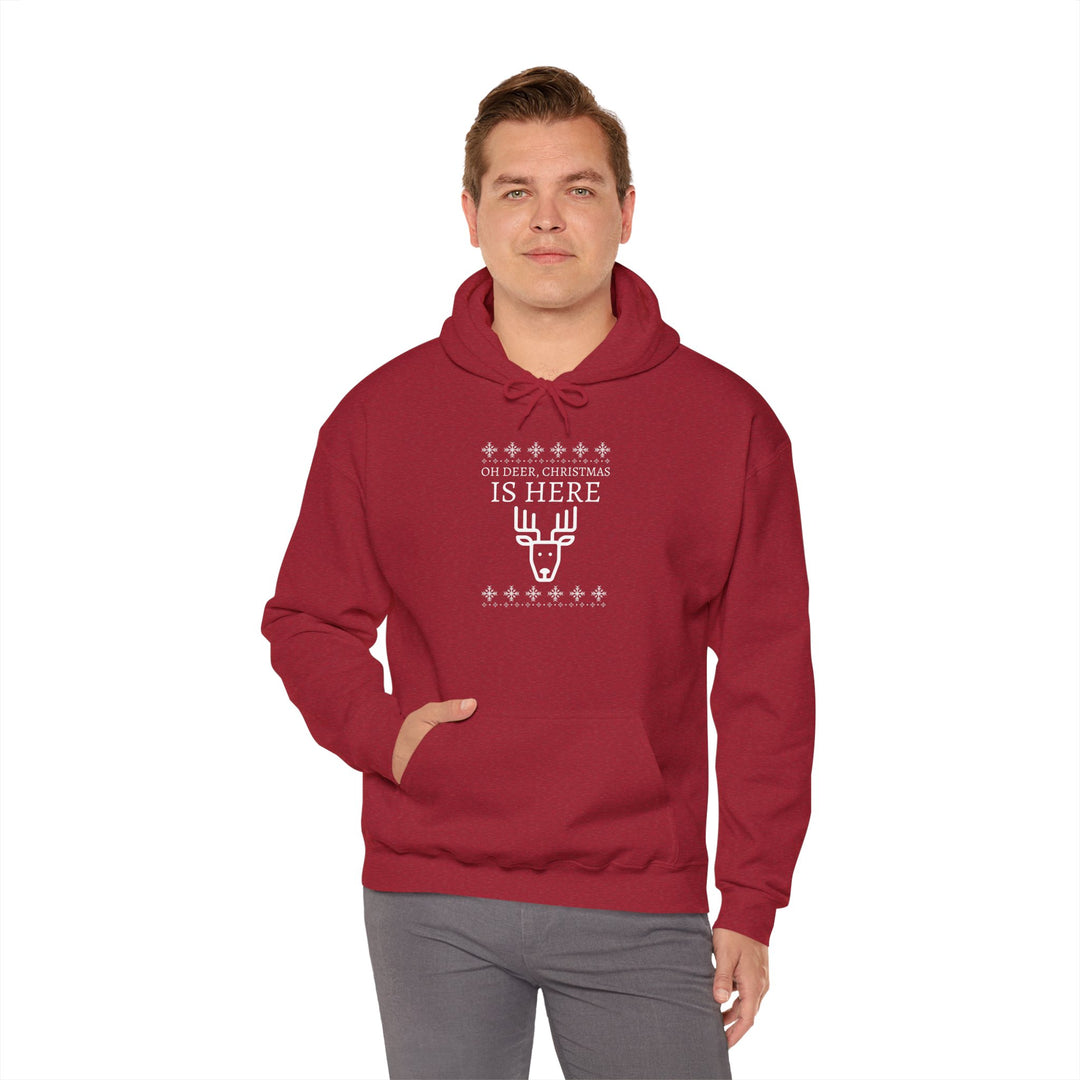 Oh Deer Festive Holiday Hoodie