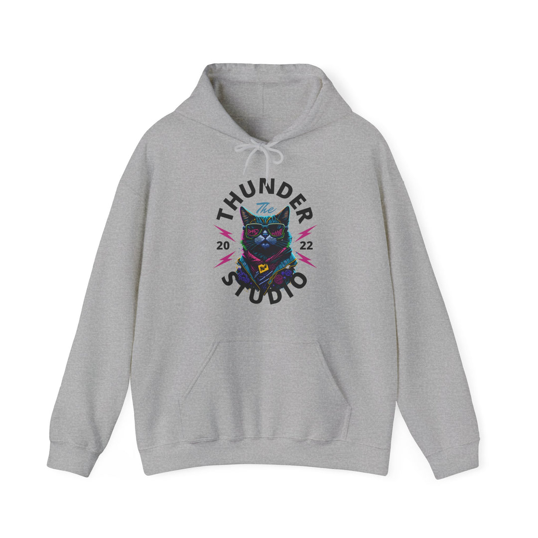 Thunder Studio Cat Hoodie - DJ Cat Vibe