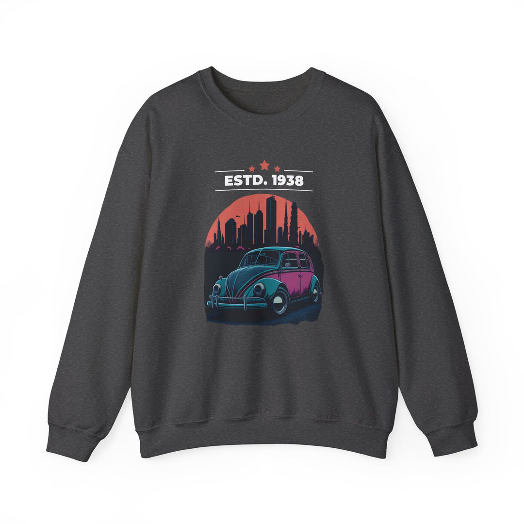 ESTD 1938 Vintage Beetle Sweatshirt - Vintage City Fashion