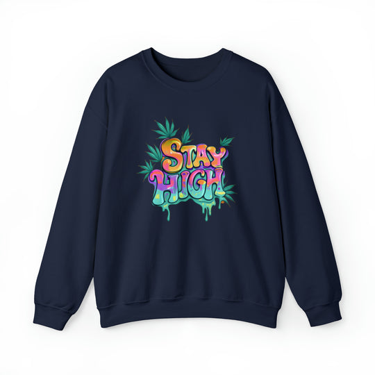 Stay High Unisex Heavy Blend™ Crewneck Sweatshirt - Wave Fusions