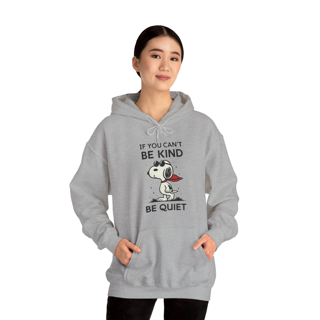 Silent Wisdom Dog Hoodie - If You Can't Be Kind Be Quiet