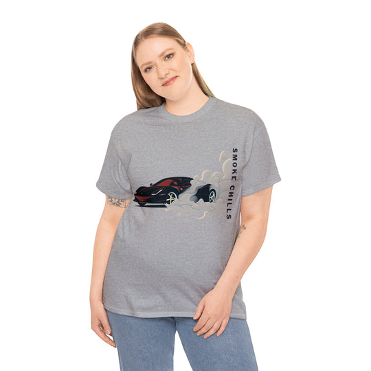 Smoke Chills Sports Car T-Shirt - Modern Car Edition