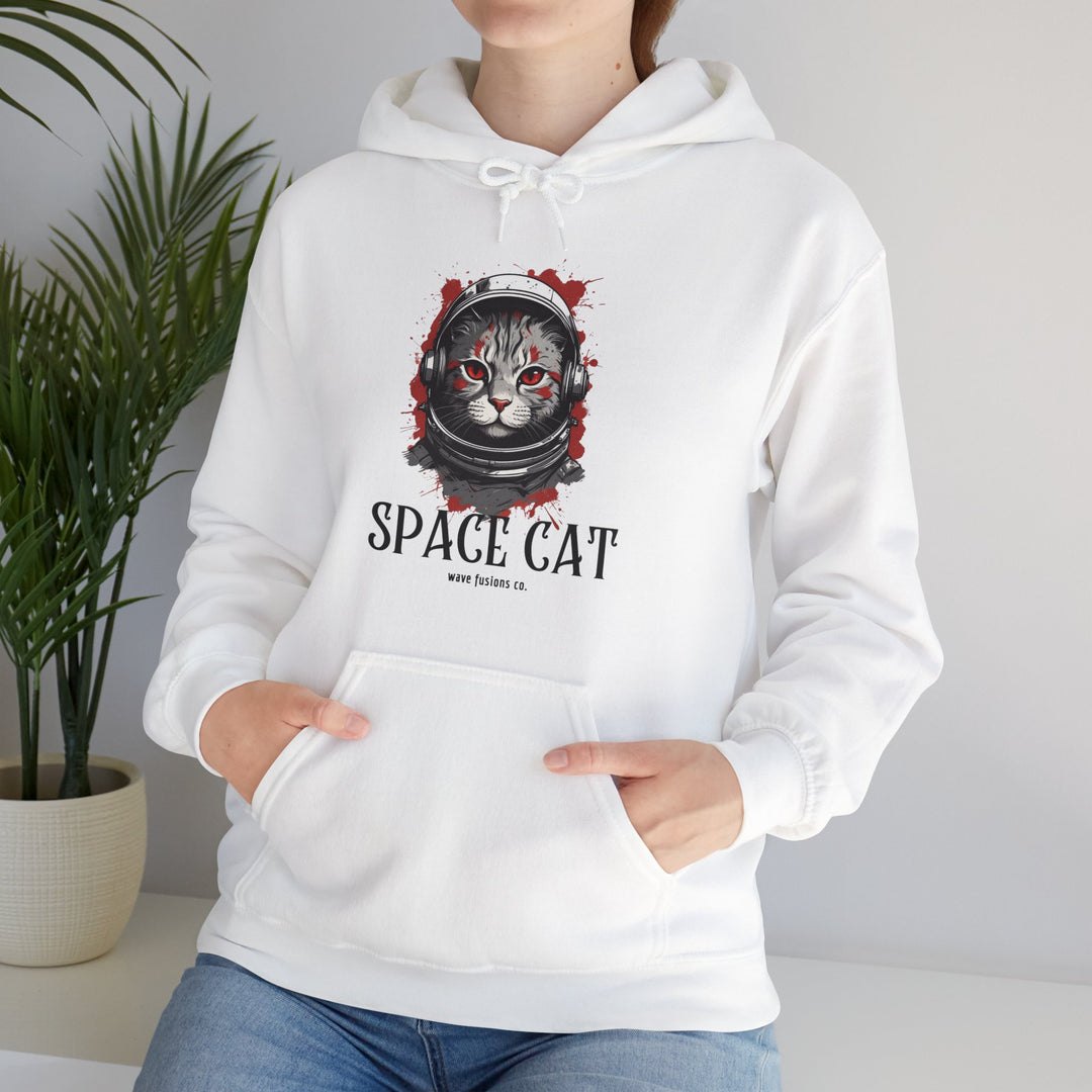 Cosmic Cat Spacewalk Astronaut Hoodie