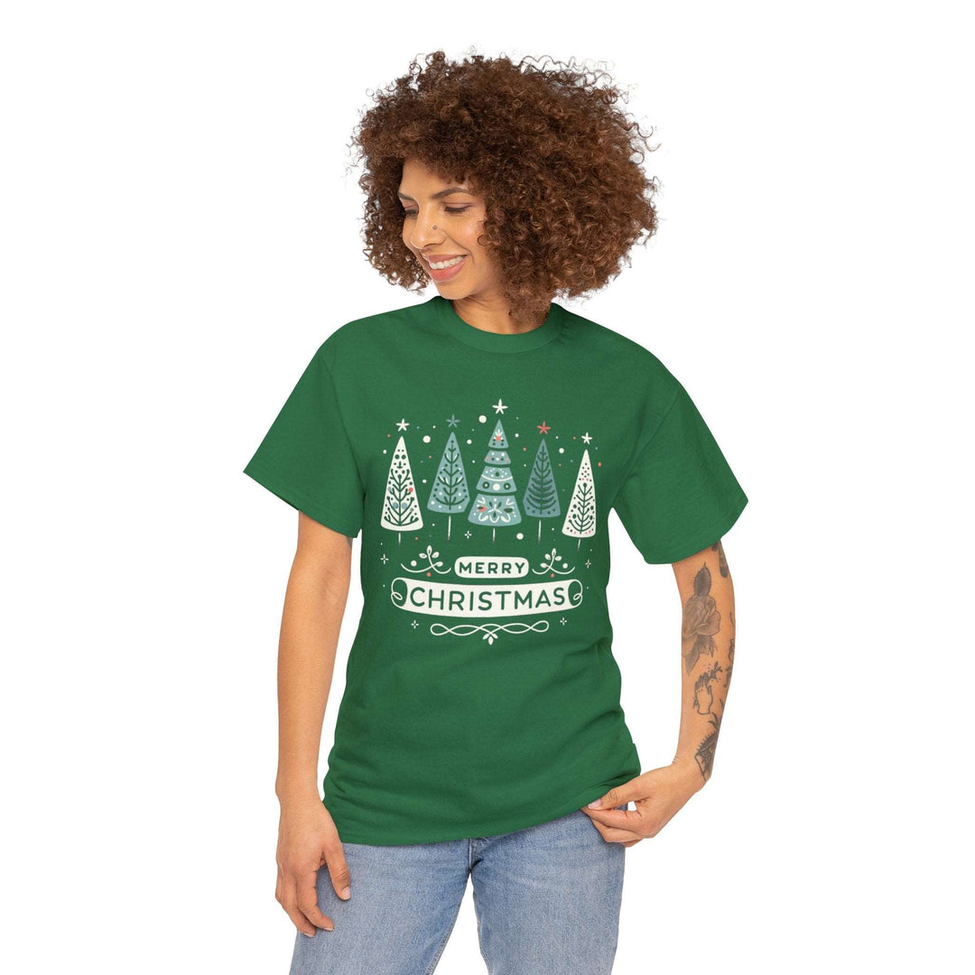 Folk Art Christmas Celebration Unisex T Shirt