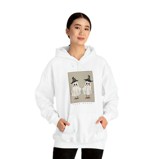 Cute Ghost Unisex Hoodie - Wave Fusions