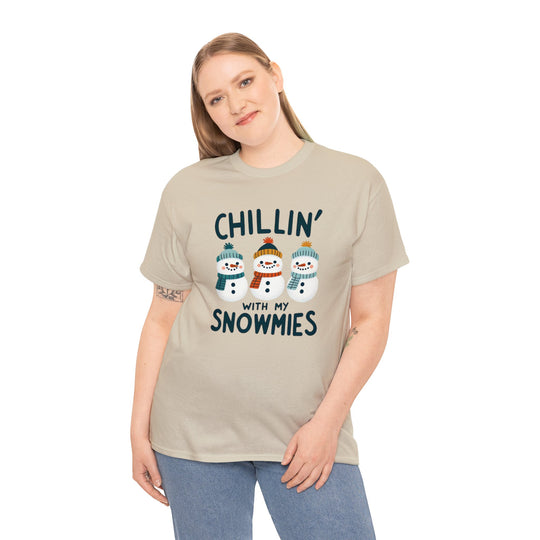 Chillin' Snowmies Unisex T Shirt - Wave Fusions