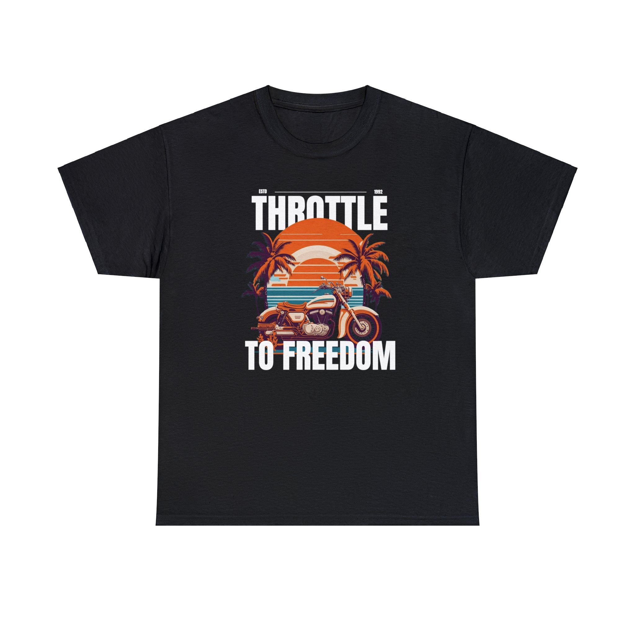 Throttle To Freedom Unisex T Shirt - Wave Fusions