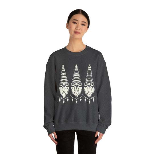 Nordic Gnomes Garland Unisex Sweatshirt - Wave Fusions