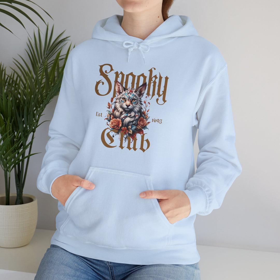 Spooky Club Floral Feline Cat Hoodie - Spooky Club Charm