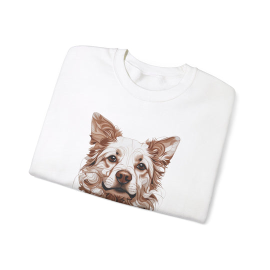 Furry Friend Dog Sweatshirt - Lifelike Pup