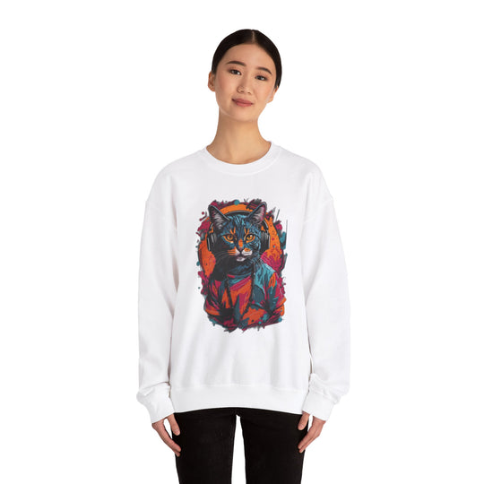 Rhythm and Purr Cat Sweatshirt - Tune In Style