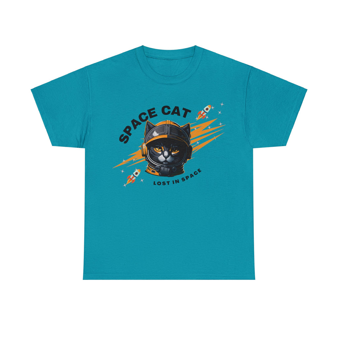 Space Cat Astronaut T-Shirt - Lost In Space